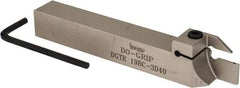 Iscar - External Thread, 0.787" Max Depth of Cut, 3mm Min Groove Width, 6" OAL, Right Hand Indexable Grooving Cutoff Toolholder - 3/4" Shank Height x 3/4" Shank Width, DG.C 3.. Insert Style, DGT Toolholder Style, Series Do-Grip - Industrial Tool & Supply