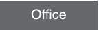 NMC - Office, 10" Wide x 3" High, Plastic Sign - English, White on Gray, Wall Mount - Industrial Tool & Supply