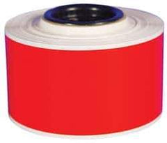 NMC - 984" Long, Red Vinyl Tape - For UDO LP400 Label Printer - Industrial Tool & Supply