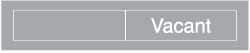 NMC - Occupied/Vacant, 10" Wide x 2" High, Plastic Sign - English, White on Black, Wall Mount - Industrial Tool & Supply