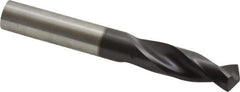 Guhring - 0.5118" 130° Parabolic Flute Powdered Metal Screw Machine Drill Bit - FIREX Finish, Right Hand Cut, 2.0079" Flute Length, 4.0157" OAL, Standard Point, Straight Shank - Industrial Tool & Supply