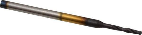 Guhring - 0.0827" 130° Powdered Metal Jobber Drill - FIREX Finish, Right Hand Cut, Parabolic Flute, Straight Shank, 1-15/16" OAL, Cone Relief Point - Industrial Tool & Supply