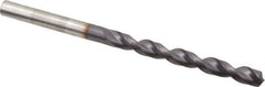 Guhring - 0.2205" 130° Powdered Metal Jobber Drill - FIREX Finish, Right Hand Cut, Parabolic Flute, Straight Shank, 3-21/32" OAL, Cone Relief Point - Industrial Tool & Supply