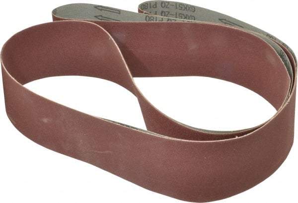 Tru-Maxx - 3" Wide x 132" OAL, 180 Grit, Aluminum Oxide Abrasive Belt - Aluminum Oxide, Very Fine, Coated - Industrial Tool & Supply
