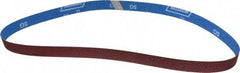 Norton - 1" Wide x 42" OAL, 80 Grit, Ceramic Abrasive Belt - Ceramic, Medium, Coated, Y Weighted Cloth Backing - Industrial Tool & Supply