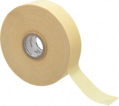 3M - 1" x 110', Yellow Cotton Cloth Electrical Tape - Series 2520, 8 mil Thick, 800 V/mil Dielectric Strength, 50 Lb./Inch Tensile Strength - Industrial Tool & Supply