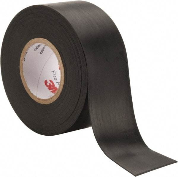 3M - 1-1/2" x 20', Black Rubber Electrical Tape - Series 77, 30 mil Thick - Industrial Tool & Supply