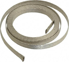 3M - 25 AWG, 1/2 Inch Diameter, 15 Ft., Braid, Grounding Wire - Copper - Industrial Tool & Supply