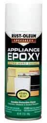 Rust-Oleum - White, Gloss, Appliance Epoxy Spray Paint - 7 Sq Ft per Can, 12 oz Container - Industrial Tool & Supply