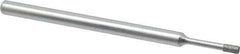 Strauss - 1/8" Head Thickness Diamond (Abrasive) Grinding Pin - 1/8" Shank Diam x 2" Shank Length, (170 Mesh Grit) - Industrial Tool & Supply