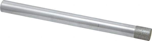 Strauss - 1/4" Head Diam x 0.276" Head Thickness Diamond (Abrasive) Grinding Pin - 1/4" Shank Diam x 3" Shank Length, (170 Mesh Grit) - Industrial Tool & Supply