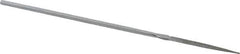 Strauss - 5-1/2" OAL Fine Point Needle Diamond File - 5/32" Wide x 1/16" Thick, 1-5/8 LOC, 91 Grit - Industrial Tool & Supply