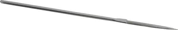 Strauss - 5-1/2" OAL Fine Barrette Needle Diamond File - 5/32" Wide x 1/16" Thick, 1-5/8 LOC, 91 Grit - Industrial Tool & Supply