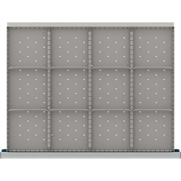 LISTA - 12-Compartment Drawer Divider Layout for 3.15" High Drawers - Industrial Tool & Supply