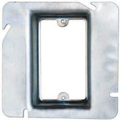 Cooper Crouse-Hinds - Electrical Outlet Box Steel Square Cover - Industrial Tool & Supply