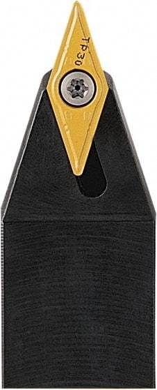 Seco - SVVB, Neutral Cut, 72.5° Lead Angle, 32mm Shank Height x 25mm Shank Width, Neutral Rake Indexable Turning Toolholder - 170mm OAL, VB..1604.., VCG..1604.. Insert Compatibility, Series Screw Lock - Industrial Tool & Supply