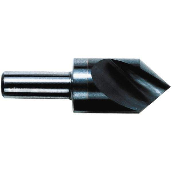 M.A. Ford - 1/4" Head Diam, 1/4" Shank Diam, 1 Flute 90° Solid Carbide Countersink - 2" OAL - Industrial Tool & Supply