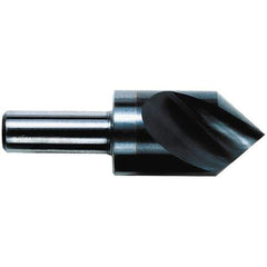 M.A. Ford - 3/16" Head Diam, 3/16" Shank Diam, 1 Flute 82° Solid Carbide Countersink - 1-1/2" OAL - Industrial Tool & Supply