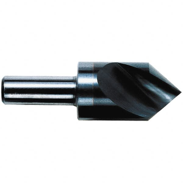 M.A. Ford - 3/8" Head Diam, 1/4" Shank Diam, 1 Flute 90° Solid Carbide Countersink - Industrial Tool & Supply