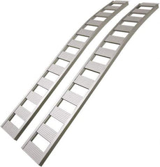 Erickson Manufacturing - 90" Long x 12" Wide, 1,500 Lb Capacity, Arched Truck Ramp - Aluminum, For All Vehicles - Industrial Tool & Supply