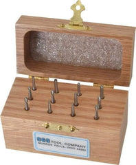 SGS Pro - 12 Piece, 1/8" Shank Burr Set - Tungsten Carbide, Multiple Head Shape - Industrial Tool & Supply