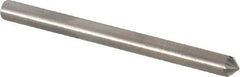 SGS Pro - 1/8" Cut Diam, 1/8" Shank Diam, Cone Head Single Cut Burr - Carbide, Point End, 1/16" LOC, 1-1/2" OAL - Industrial Tool & Supply