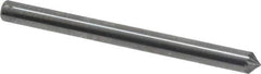 SGS Pro - 1/8" Cut Diam, 1/8" Shank Diam, Cone Head Double Cut Burr - Carbide, Point End, 1/16" LOC, 1-1/2" OAL - Industrial Tool & Supply
