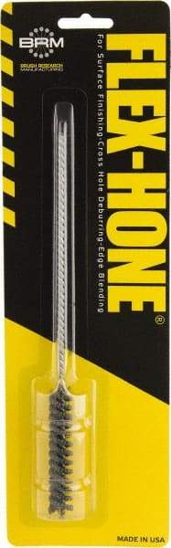 Brush Research Mfg. - 3/8" to 0.394" Bore Diam, 320 Grit, Boron Carbide Flexible Hone - Extra Fine, 8" OAL - Industrial Tool & Supply
