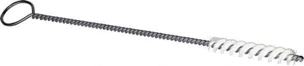 Brush Research Mfg. - 2" Long x 5/16" Diam Nylon Hole Cleaning Brush - 8" OAL, 0.008" Filament Diam, 1/8" Shank Diam - Industrial Tool & Supply