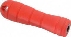 Nicholson - 4-1/8" Long, Screw On, Plastic File Handle - For Use with 8, 10 & 12" Files - Industrial Tool & Supply