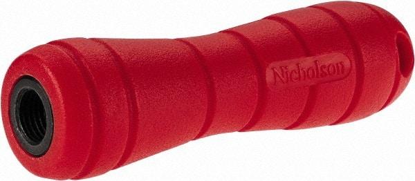 Nicholson - 5" Long, Screw On, Plastic File Handle - For Use with 12, 14 & 16" Files - Industrial Tool & Supply