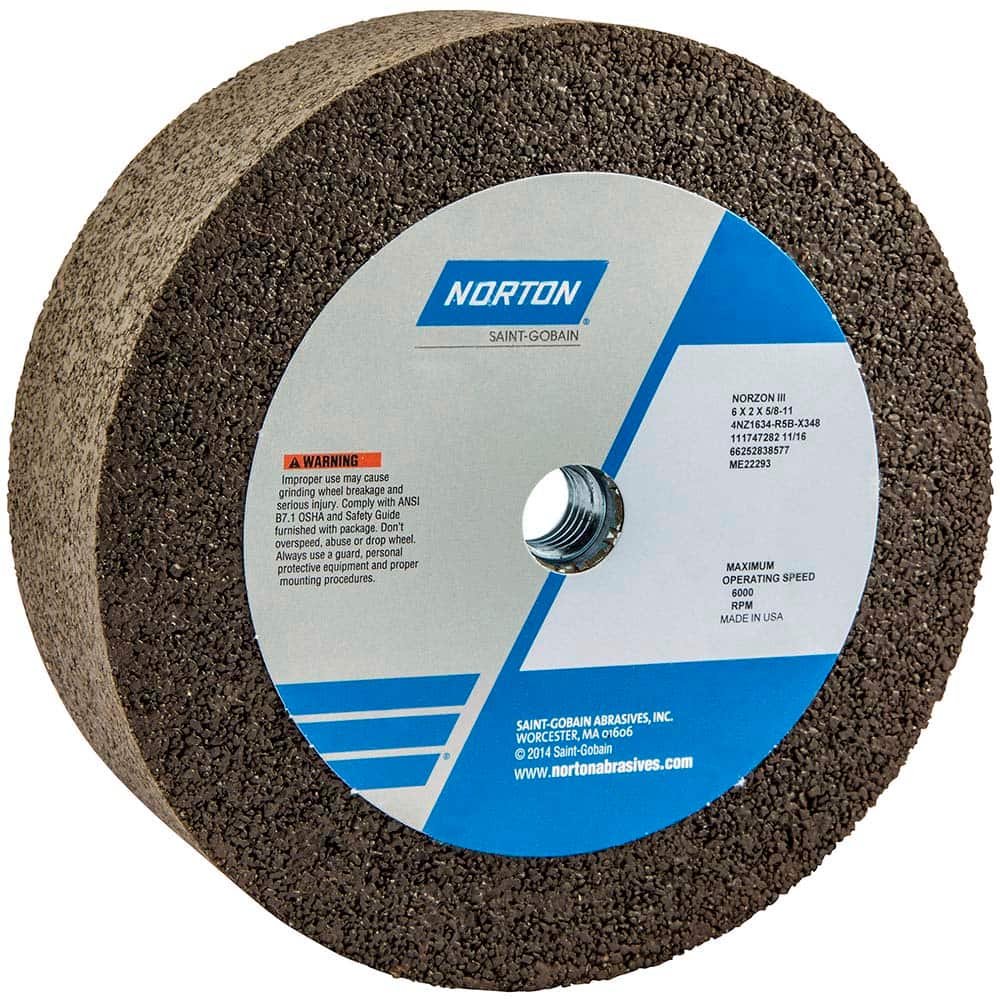 Norton - Tool & Cutter Grinding Wheels Wheel Type: Type 6 Wheel Diameter (Inch): 6 - Industrial Tool & Supply
