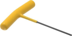 Bondhus - 3/32" Hex, T-Handle Cushion Grip, Hex Key - 4-13/64" OAL, Protanium High Torque Steel, Inch System of Measurement - Industrial Tool & Supply