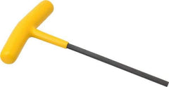Bondhus - 5/32" Hex, T-Handle Cushion Grip, Hex Key - 5-13/64" OAL, Protanium High Torque Steel, Inch System of Measurement - Industrial Tool & Supply