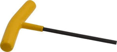 Bondhus - 3/16" Hex, T-Handle Cushion Grip, Hex Key - 5-39/64" OAL, Protanium High Torque Steel, Inch System of Measurement - Industrial Tool & Supply