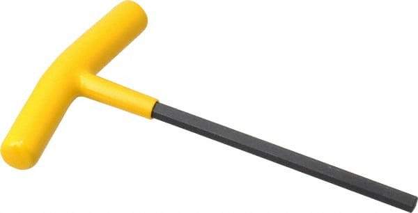 Bondhus - 1/4" Hex, T-Handle Cushion Grip, Hex Key - 6-13/32" OAL, Protanium High Torque Steel, Inch System of Measurement - Industrial Tool & Supply