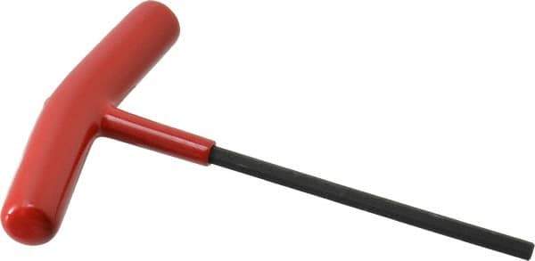 Bondhus - 5mm Hex, T-Handle Cushion Grip, Hex Key - 5-29/32" OAL, Protanium High Torque Steel, Metric System of Measurement - Industrial Tool & Supply