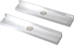 Wilton - 6-1/2" Jaw Width, Aluminum, Vise Jaw Cap - Magnetic Attachment - Industrial Tool & Supply