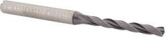 Kennametal - 5/32" 140° Solid Carbide Jobber Drill - TiAlN Finish, Right Hand Cut, Spiral Flute, Straight Shank, 2.9134" OAL, Standard Point - Industrial Tool & Supply