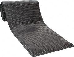 Wearwell - 30' Long x 3' Wide, Dry Environment, Anti-Fatigue Matting - Black, Vinyl with Nitrile Blend Base, Beveled on 4 Sides - Industrial Tool & Supply