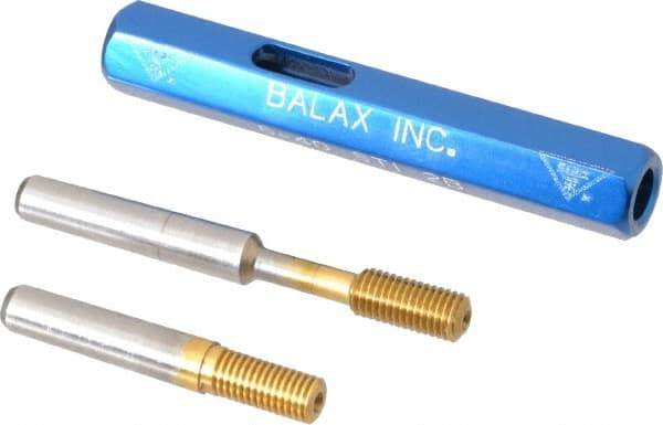 Made in USA - 6-40 Thread, High Speed Tool Steel, Class 2B, Screw Thread Insert Go/No Go Gage - Double Ended with Handle - Industrial Tool & Supply