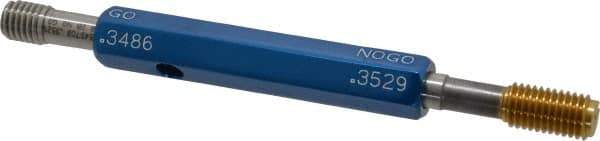 Made in USA - 5/16-18 Thread, High Speed Tool Steel, Class 2B, Plug Thread Insert Go/No Go Gage - Double Ended with Handle, Handle Size 2 - Industrial Tool & Supply