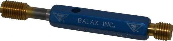 Made in USA - 1/2-13 Thread, High Speed Tool Steel, Class 2B, Plug Thread Insert Go/No Go Gage - Double Ended with Handle, Handle Size 2 - Industrial Tool & Supply