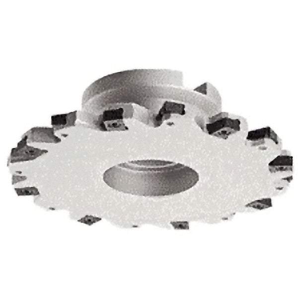 Iscar - Shell Mount A Connection, 0.8661" Depth of Cut, 80mm Cutter Diam, 0.8661" Hole Diam, 8 Tooth Indexable Slotting Cutter - FDN-LN12 Toolholder, LNET Insert - Industrial Tool & Supply