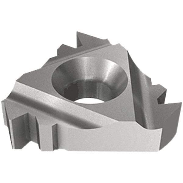 Iscar - 27EL External Left Hand ISO Laydown Threading Insert - Grade IC908, TiAlN Coated Carbide, 15.88mm Inscribed Circle - Industrial Tool & Supply