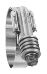 IDEAL TRIDON - Steel Auto-Adjustable Worm Drive Clamp - 5/8" Wide x 5/8" Thick, 4-1/4" Hose, 4-1/4 to 5-1/8" Diam - Industrial Tool & Supply