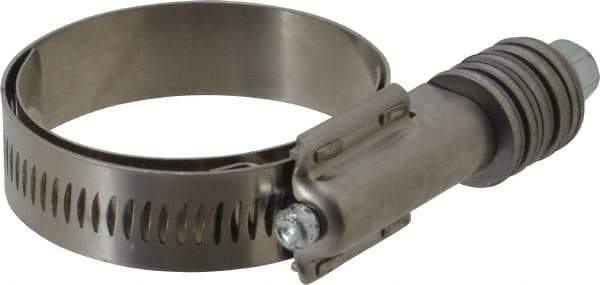 IDEAL TRIDON - Steel Auto-Adjustable Worm Drive Clamp - 5/8" Wide x 5/8" Thick, 1-1/4" Hose, 1-1/4 to 2-1/8" Diam - Industrial Tool & Supply