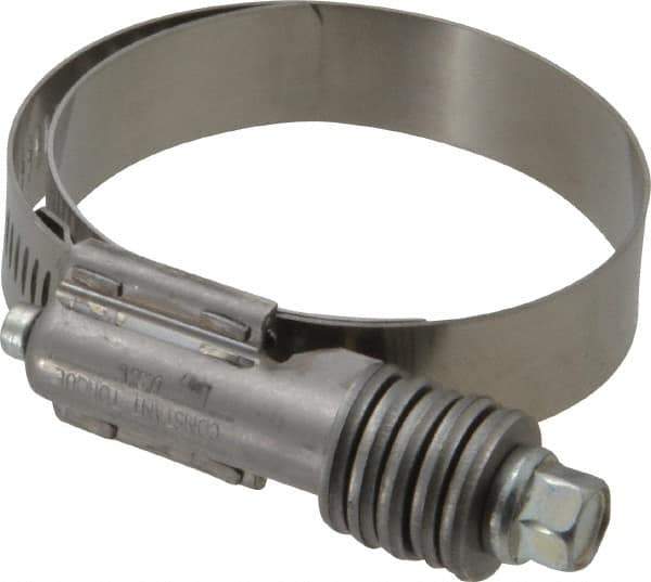 IDEAL TRIDON - Steel Auto-Adjustable Worm Drive Clamp - 5/8" Wide x 5/8" Thick, 1-3/4" Hose, 1-3/4 to 2-5/8" Diam - Industrial Tool & Supply