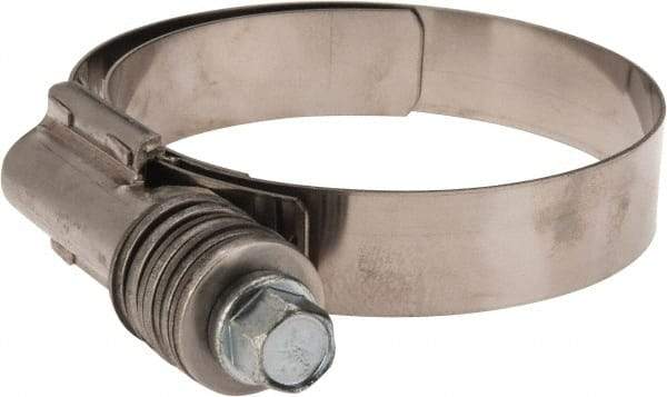 IDEAL TRIDON - Steel Auto-Adjustable Worm Drive Clamp - 5/8" Wide x 5/8" Thick, 2-1/4" Hose, 2-1/4 to 3-1/8" Diam - Industrial Tool & Supply