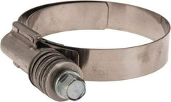 IDEAL TRIDON - Steel Auto-Adjustable Worm Drive Clamp - 5/8" Wide x 5/8" Thick, 2-1/4" Hose, 2-1/4 to 3-1/8" Diam - Industrial Tool & Supply